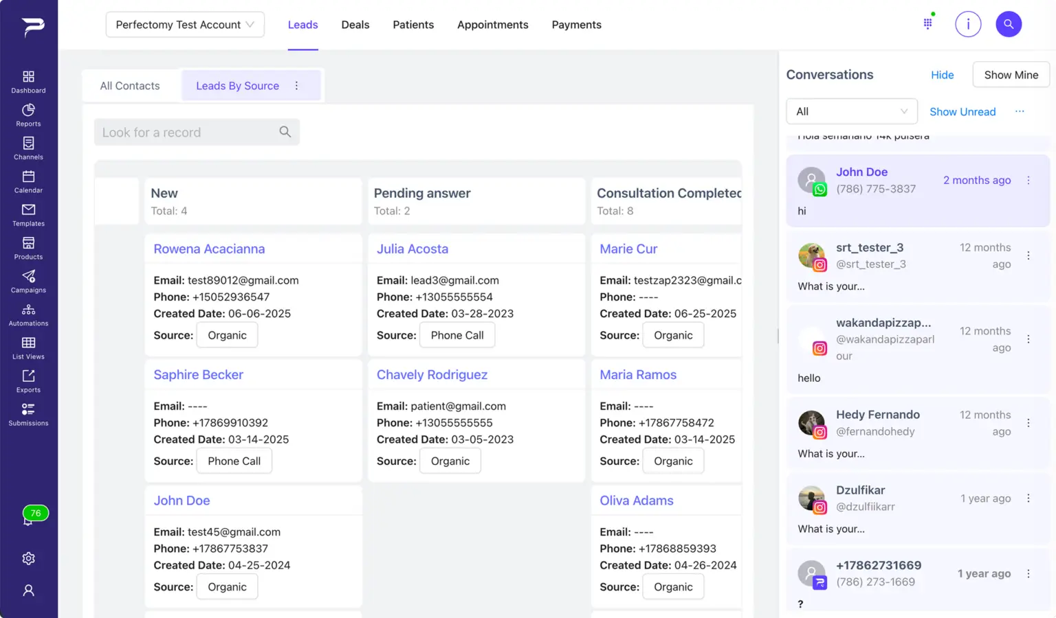 Perfectomy Organized System
