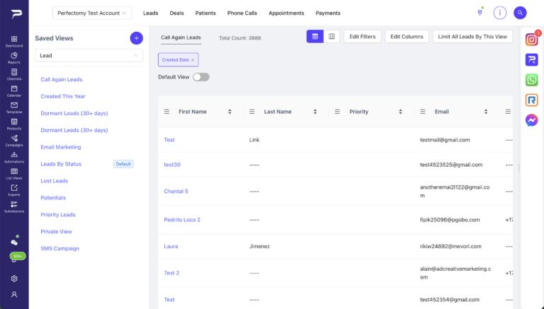 List views
