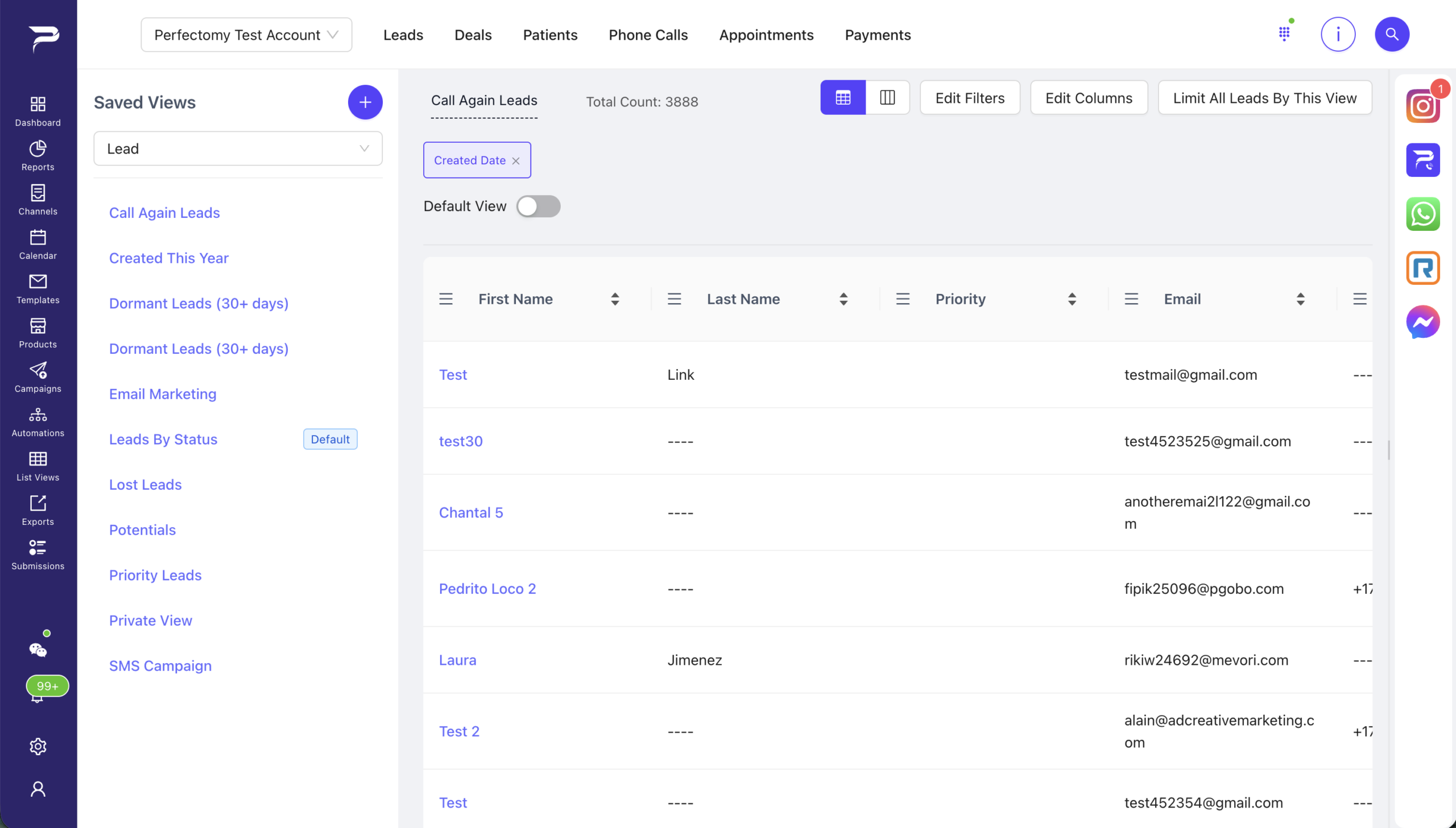List views