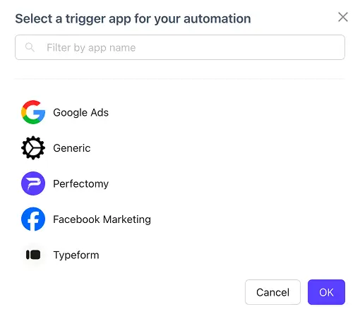 Select Trigger
